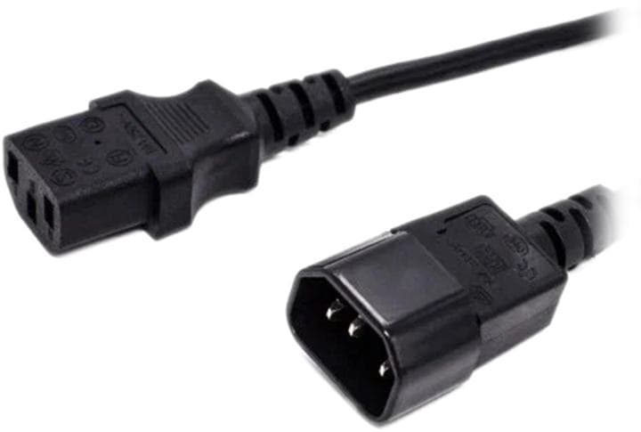Кабель питания Filum FL-PC10-C13-C14-5M С13- C14, 3х0.75мм?, 220В, 10A, чёрный, 5м
