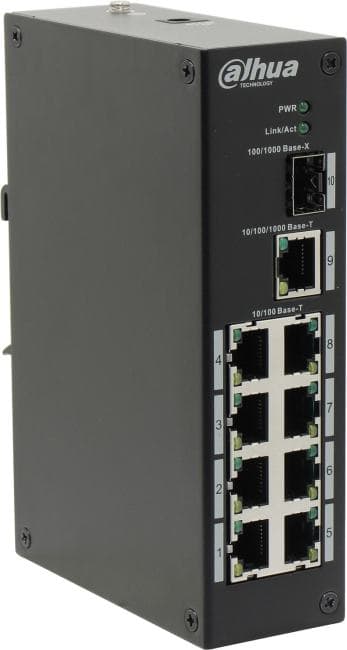 Dahua <DH-PFS3110-8T> (8UTP 100Mbps, 1Gbps UTP + SFP)
