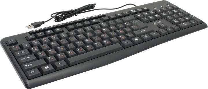 Клавиатура Perfeo PUSH <PF_A4796> <USB> 104КЛ +9КЛ М/Мед