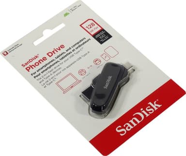SanDisk Phone <SDDDC6-128G-G46> USB-A/USB-C Flash Drive 128Gb