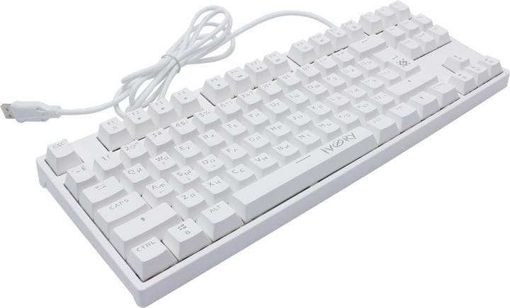 УЦЕНКА Клавиатура Defender Ivory GK-579 <USB> 87КЛ, подсветка клавиш <45579>