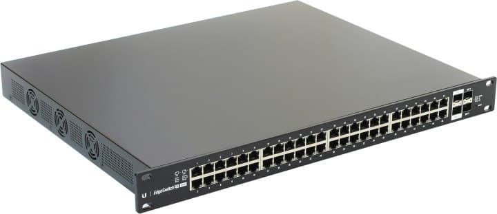 UBIQUITI <ES-48-500W> EdgeSwitch (48UTP 1000Mbps PoE+, 2SFP, 2SFP+)