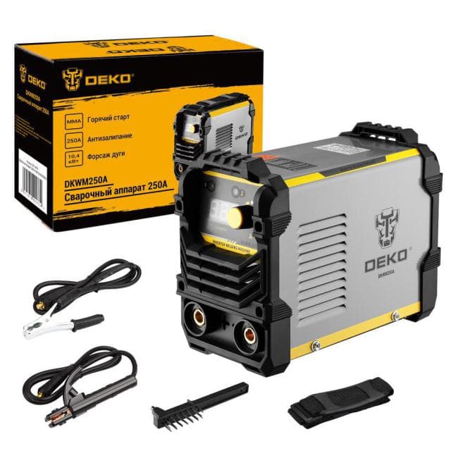 051-4674 Сварочный аппарат Deko DKWM250A инвертор ММА DC 5.5кВт