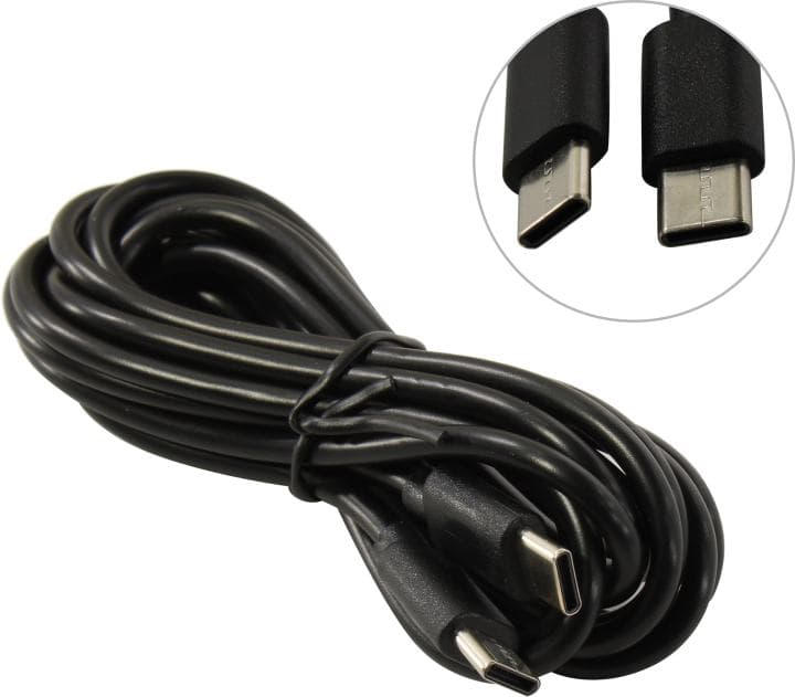 ExeGate <EX-CCP-USBC-CMCM-2M> Кабель USB-C-->USB-C 2м <EX294782RUS>