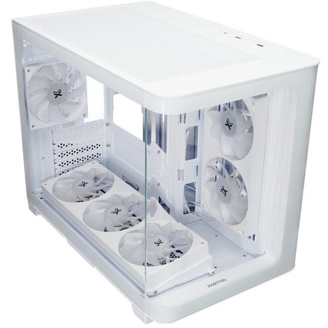 QR500M-1FA36A-1FA24A-1FC12A-C6-UC-WH Корпус XASTRA QR500M 6ARGB-FC-C6-UC White mATX/Aquarium/ 2 Curve Glass /1x360mm+1x