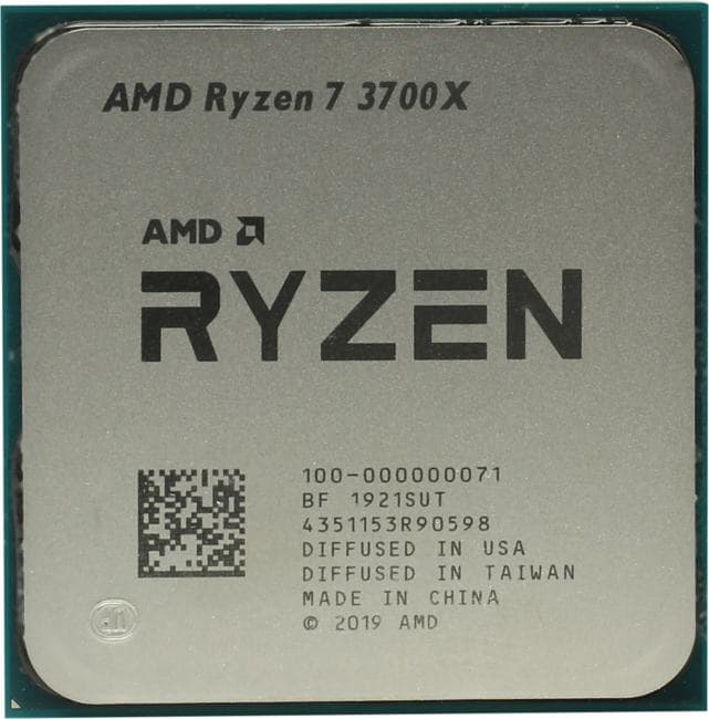 CPU AMD Ryzen 7 3700X (100-000000071) 3.6 GHz/8core/4+32Mb/65W Socket AM4