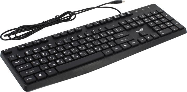 Клавиатура Genius KB-117S Black <USB> 104КЛ