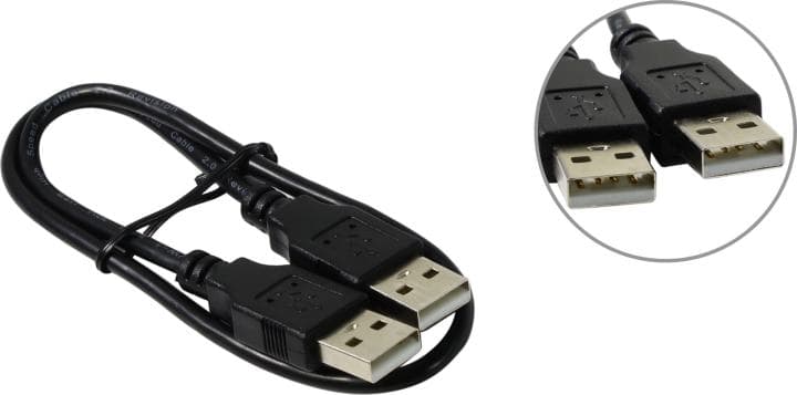 5bites <UC5009-005C> Кабель USB 2.0 AM-->AM 0.5м