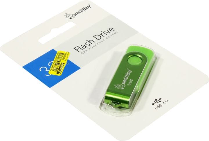 SmartBuy Twist <SB032GB2TWAG> USB2.0 Flash Drive 32Gb (RTL)