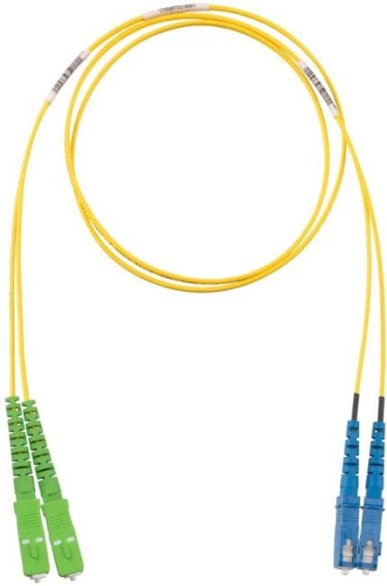 Патч-корд Panduit F923LANSNSNM006 2x9/125 OS1/OS2 SC/APC дуплекс-SC дуплекс 6м LSZH желтый