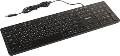 Клавиатура Perfeo BRIGHT <PF_B4891> <USB> 104КЛ, подсветка клавиш