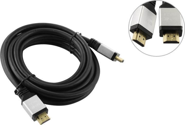 ExeGate <EX-CC-HDMI8K-3.0> Кабель HDMI to HDMI (19M -19M) ver2.1, 8K UHD 3м <EX294704RUS>