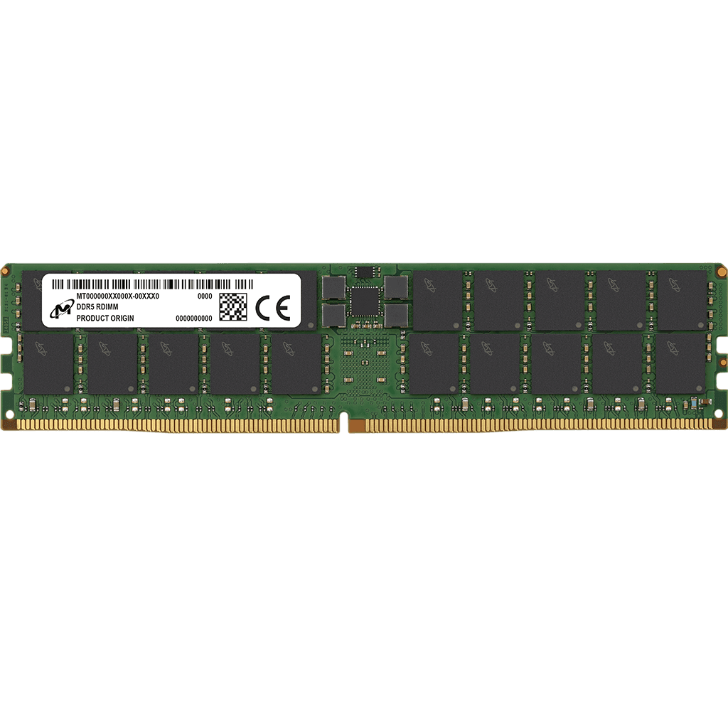 Micron Оперативная память MTC40F2046S1RC56BR DDR5 64GB 5600MHz RDIMM ECC