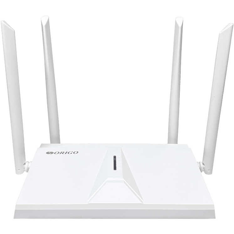 ORIGO OWR1830AXG/A2A Гигабитный Wi-Fi 6 маршрутизатор AX1800, 2.4/5ГГц, 1000Base-T WAN, 3x1000Base-T LAN