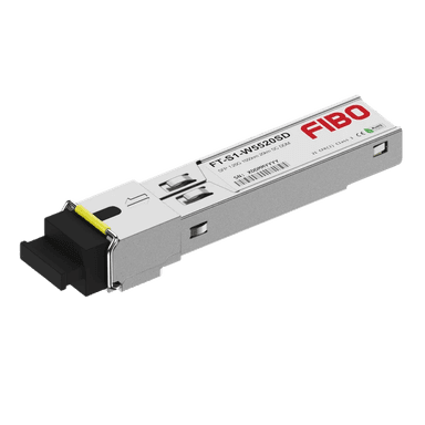 Трансивер/ FIBO FT-S1-W5520SD SFP модуль WDM, 1.25G, 20 км, TX 1550 нм, RX 1310 нм, SC, DDM