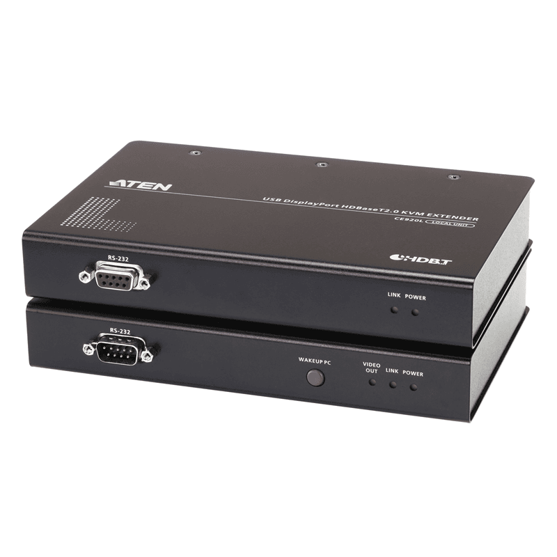 ATEN,CE920, USB, DisplayPort, КВМ-удлинитель с поддержкой HDBaseT™ 2.0 (4K@100 м)/ATEN/ USB DisplayPort HDBaseT2.0 KVM Extender