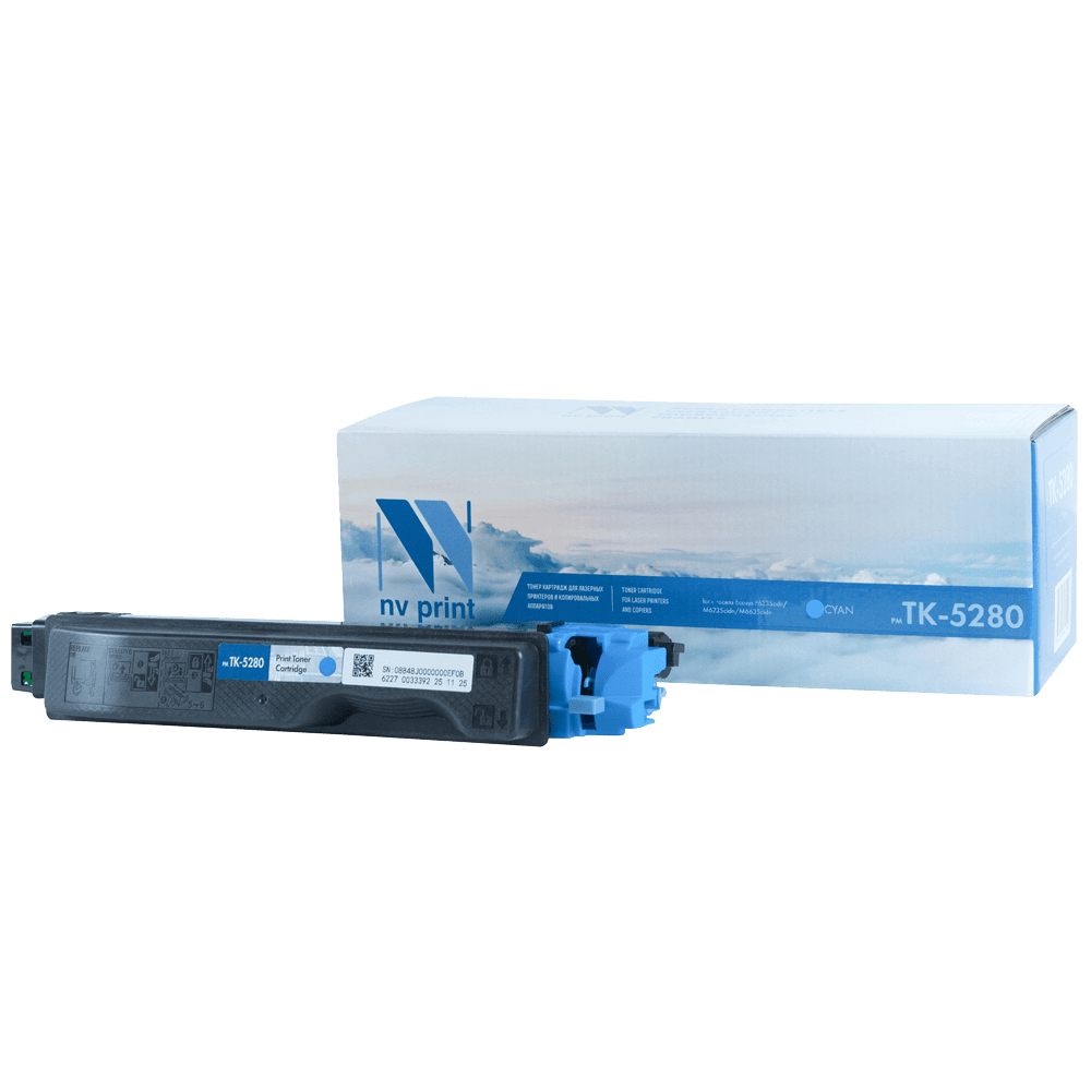 -/ Тонер-картридж NVP NV-TK-5280 Cyan для Kyocera Ecosys P6235cdn/M6235cidn/M6635cidn (11000k)