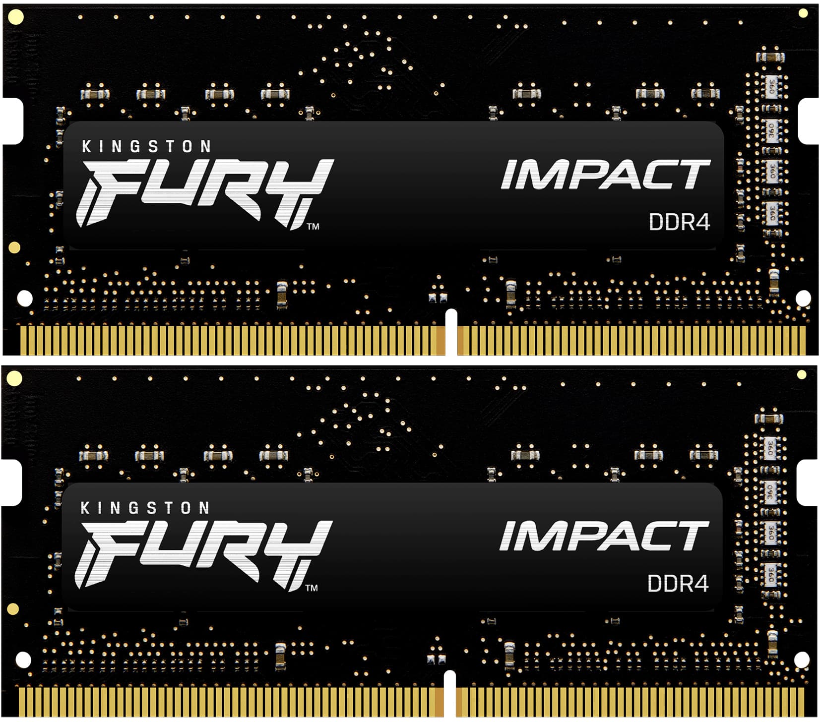 Память оперативная/ Kingston 16GB 3200MT/s DDR4 CL20 SODIMM (Kit of 2) FURY Impact