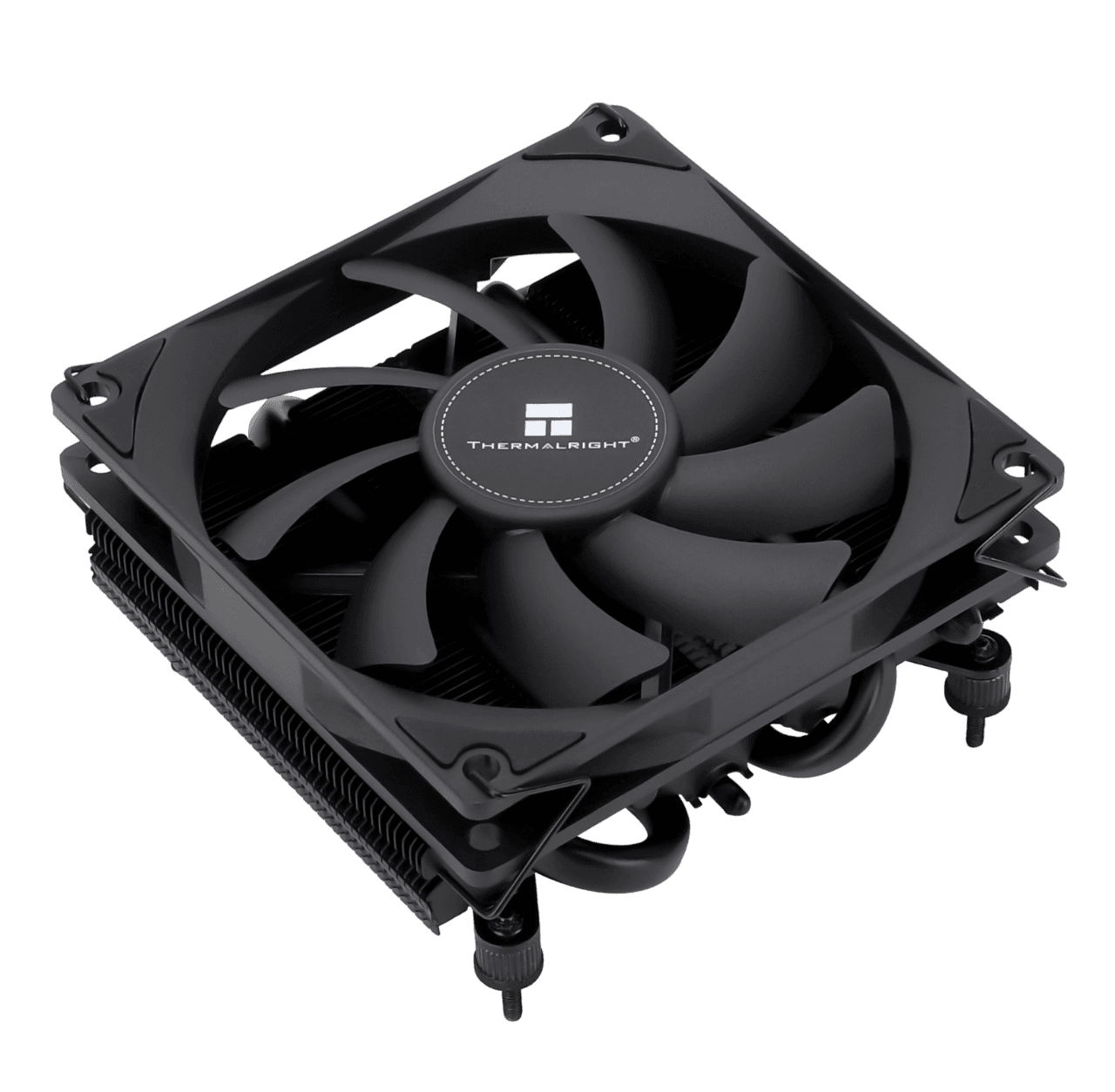 Кулер для процессора/ CPU Cooler Thermalright AXP-90 X36 Black (4-pin PWM, 21mm, Ni/Cu, 4x6mm, 1x92mm, 42.58CFM, 22.4dBA, 2700RPM, S: 1851/1700/1200/115X, AM5/AM4, black)