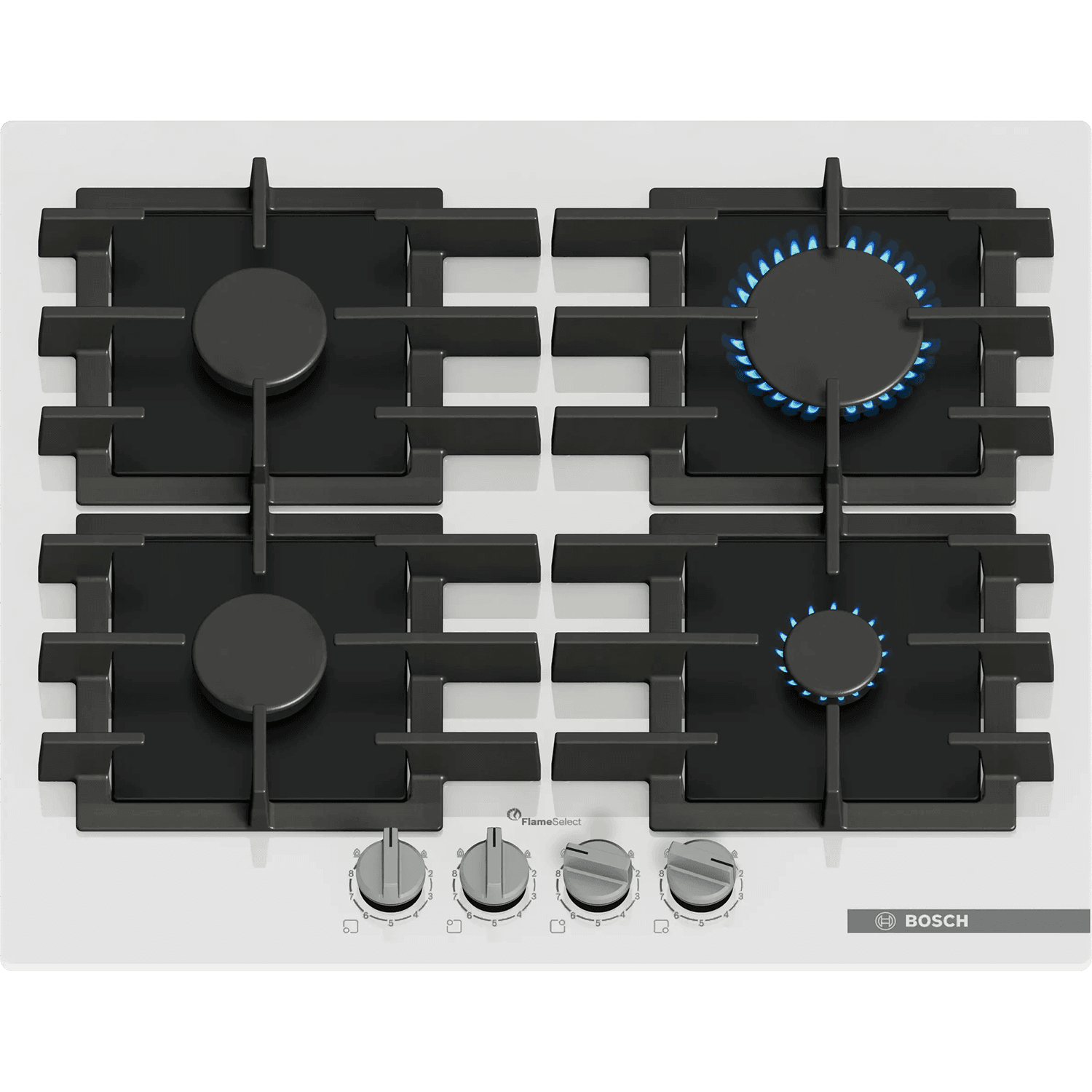 Газовая варочная панель Bosch PPP6A2I40R белый
