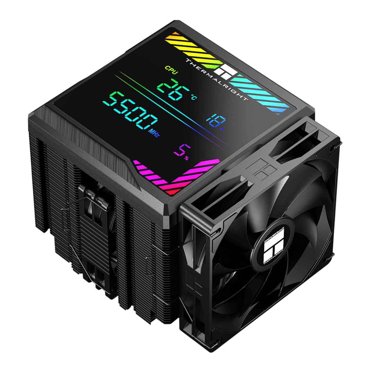 PA140-DG-BL Thermalright Кулер для процессора/ CPU Cooler Thermalright Peerless Assassin 140 Digital Black (4-pin PWM
