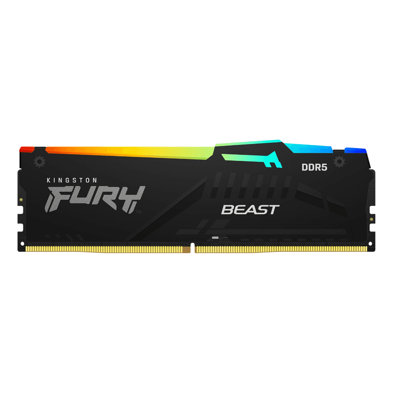Память оперативная/ Kingston 32GB 5200MT/s DDR5 CL40 DIMM FURY Beast RGB