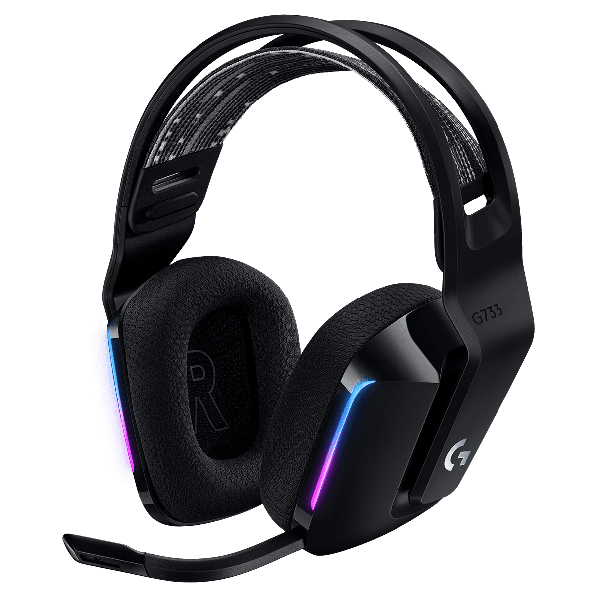 Гарнитура/ Logitech Headset G733 LIGHTSPEED Wireless RGB Gaming BLACK- Retail