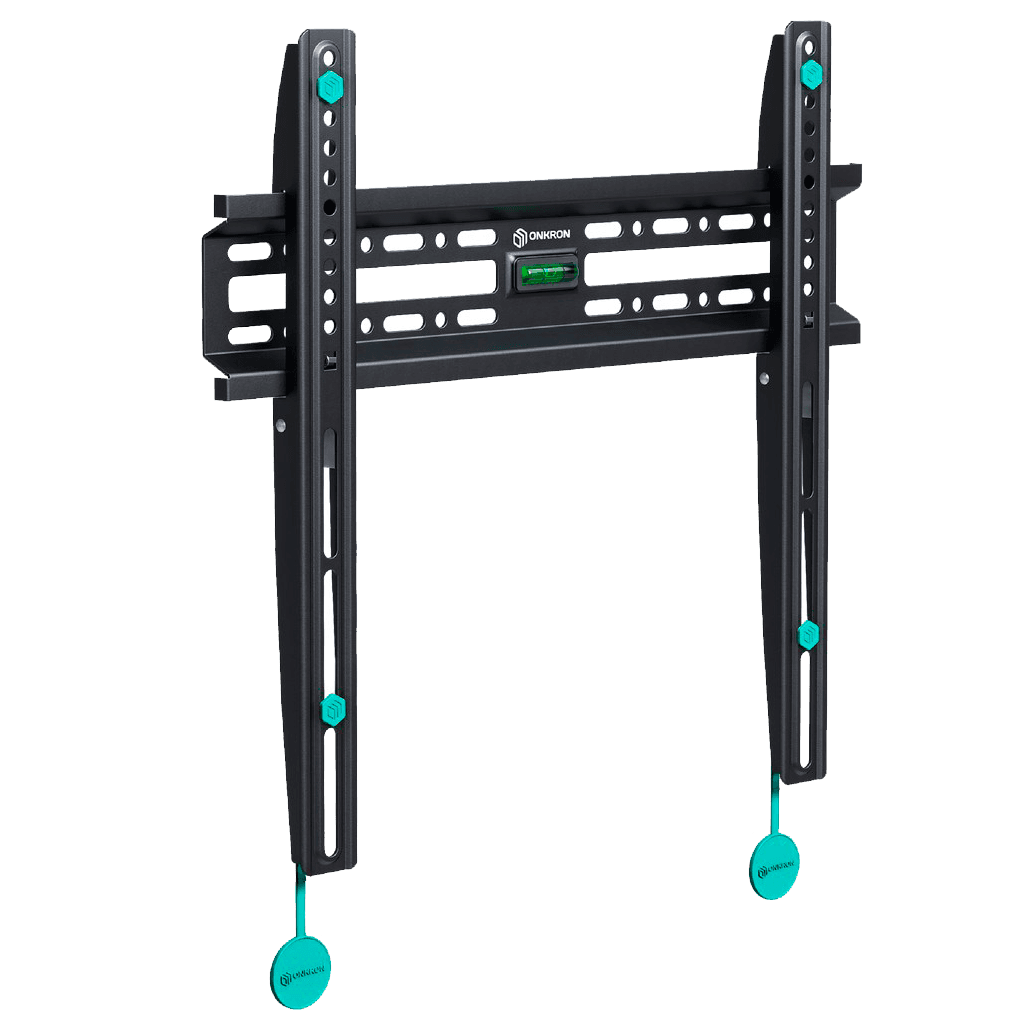 Кронштейн ONKRON/ 32-65" макс. 400*400, наклон 0º, поворот 0º, от стены 30мм, вес до 50кг, черный