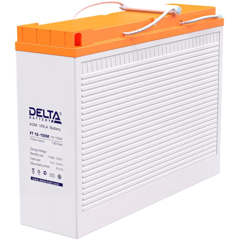 Аккумуляторная батарея Delta FT 12-105 M (12V/105Ah)