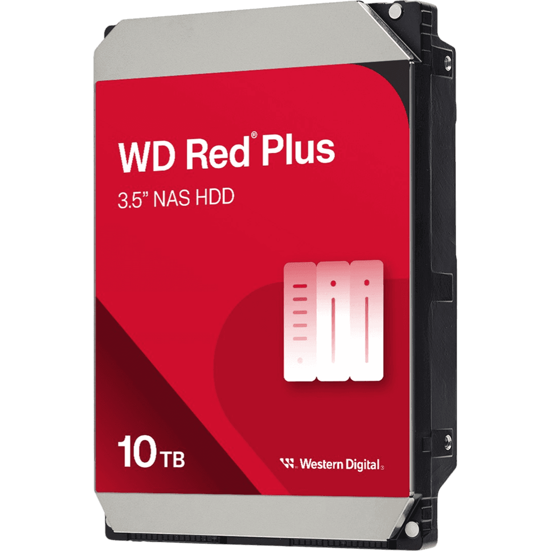 Жесткий диск/ HDD WD SATA3 10Tb Red Plus 7200 512Mb 1 year warranty