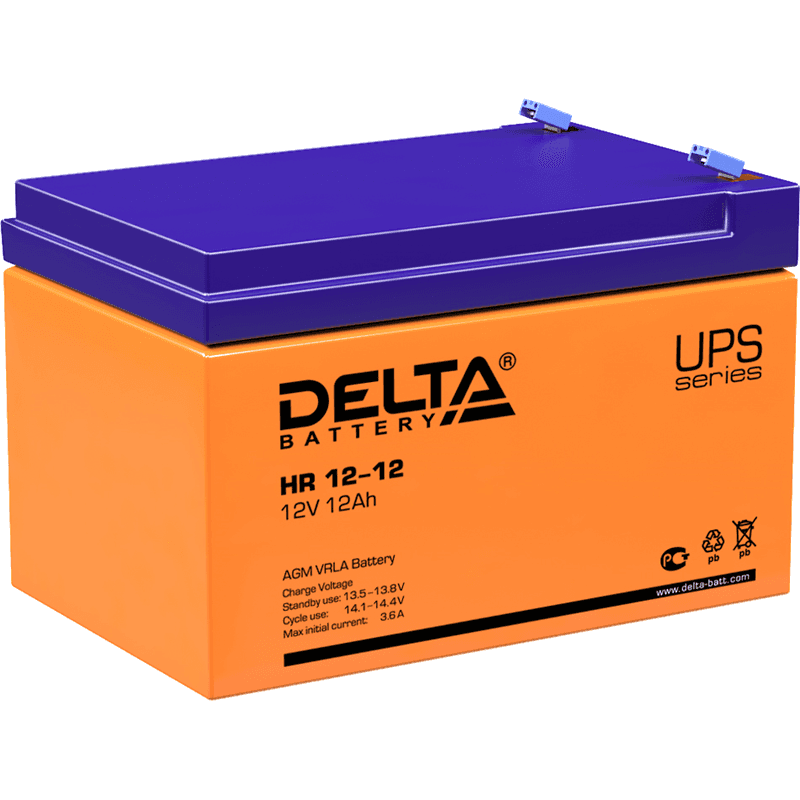 Аккумуляторная батарея Delta HR 12-12