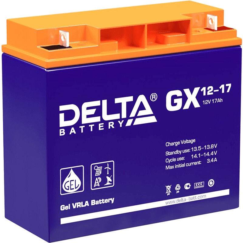 Батарея для ИБП Delta GX 12-17 (12V, 17Ah)