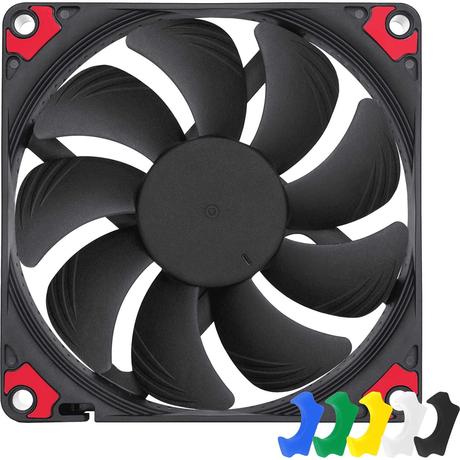Кулер для корпуса/ Case Cooler Noctua NF-A9x14 HS-PWM chromax.black.swap (92x92x14mm, 4-pin PWM, 33.84CFM, 23.6dBA, 2500RPM, Black)
