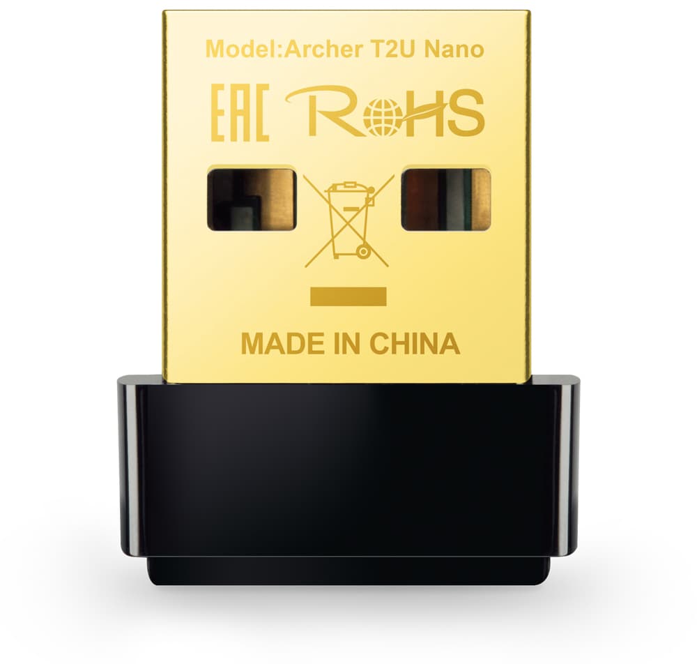 Адаптер TP-Link <Archer T2U Nano> Wireless USB Adapter (802.11a/b/g/n/ac, 433Mbps)