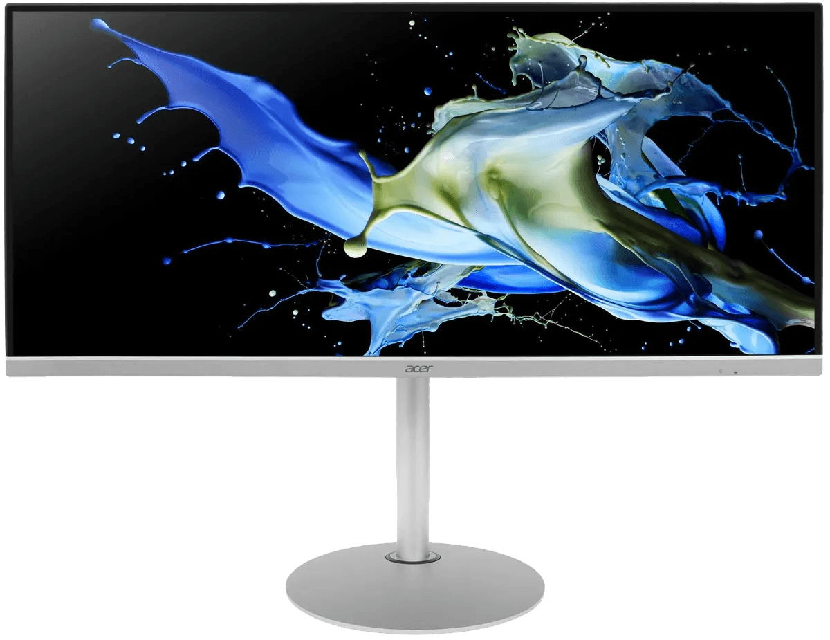 Монитор Acer CB342CUsemiphuzx 34'', 21:9, IPS, UWQHD, 75Hz, VGA, HDMI, DP, USB-C, USB, LAN, SPK, HAS