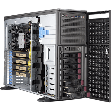 Серверный корпус/ Server Case Supermicro SC747BTS-R2K20BP 4U/Tower SuperChassis 8x 3.5"/2.5" SAS/SATA3 Hot-Swap, E-ATX 13.68x13, 1+1 R2200W