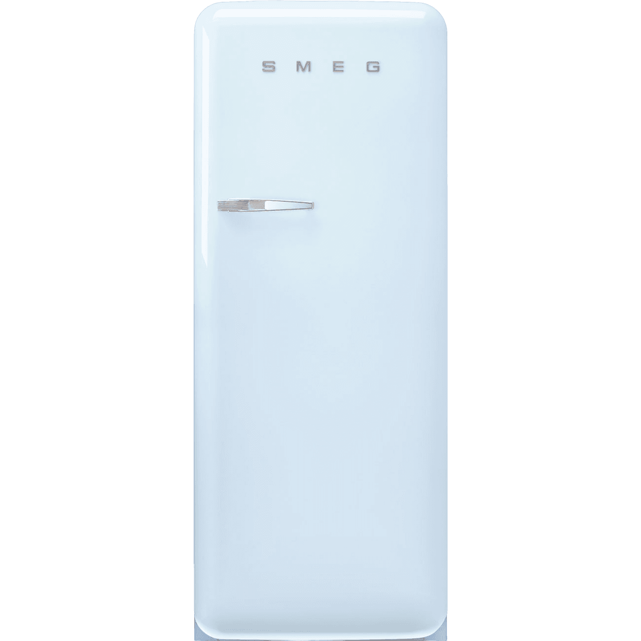 Холодильник SMEG/ Холодильник SMEG, отдельностоящий, стиль 50-х, однокамерный, внутренняя морозильная камера, объем 270 л, MultiFlow, инверторный компрессор, энергоэффективность С, цвет пастельный голубой