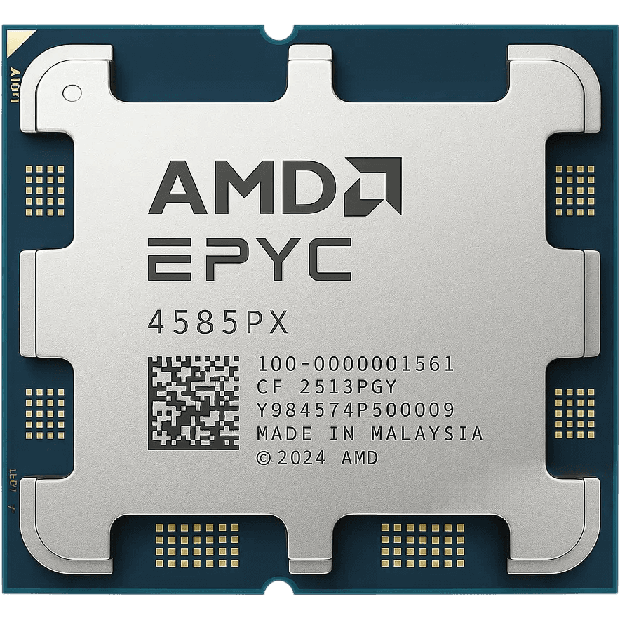 Процессор серверный/ CPU AM5 AMD EPYC 4585PX ( 16C/32T, 4.3/5.7GHz, 128MB, 170W) OEM