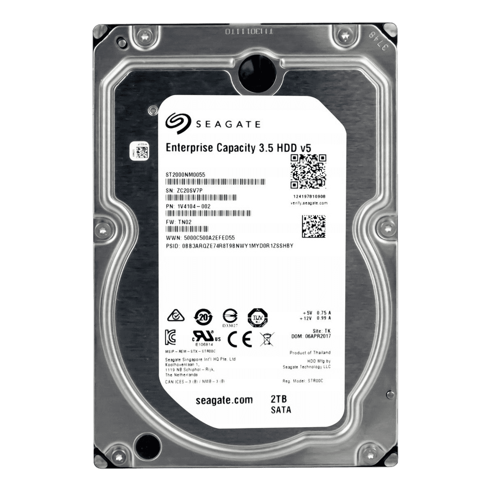 2TB Seagate Capacity 3.5 HDD (ST2000NM0055) RECERTIFIED