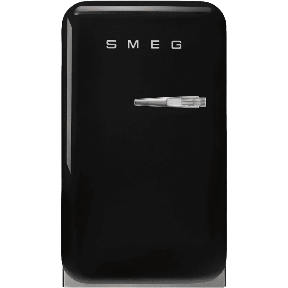 Холодильник SMEG/ Холодильник SMEG, отдельностоящий, стиль 50-х, однокамерный, объем 34 л, стандартный компрессор, энергоэффективность С, цвет черный