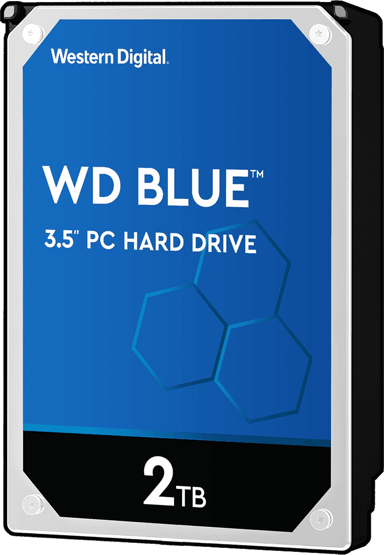 Жесткий диск/ HDD WD SATA3 2Tb Blue 7200 256Mb 3.5"" 1 year warranty