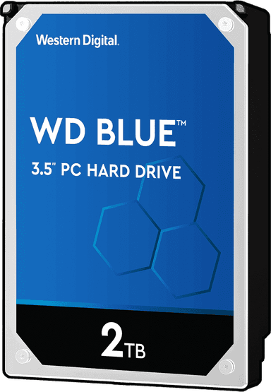Жесткий диск/ HDD WD SATA3 2Tb Blue 7200 256Mb 3.5"" 1 year warranty