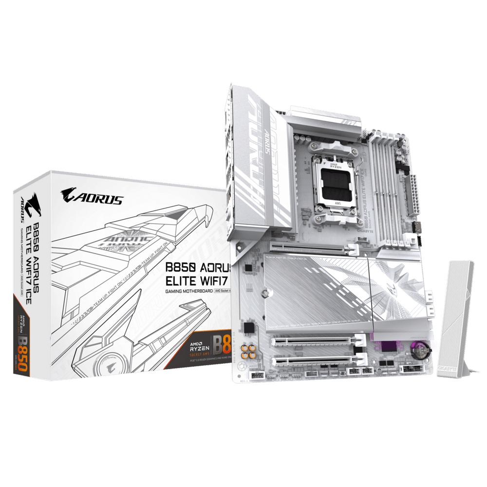 Материнская плата/ B850 A ELITE WF7 ICE