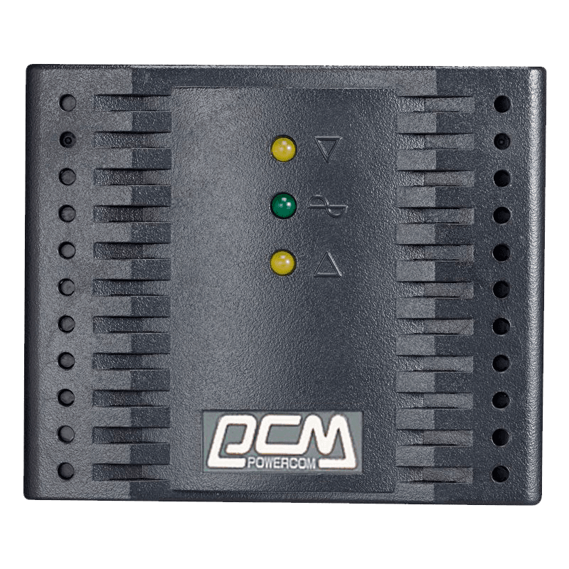 Стабилизатор напряжения TCA-3000 Black/ Powercom TCA-3000 Black Tap-Change, 1500W