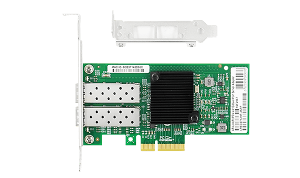 Сетевая карта/ PCIe x4 Dual-port 1G SFP Server Adapter (Intel I350)