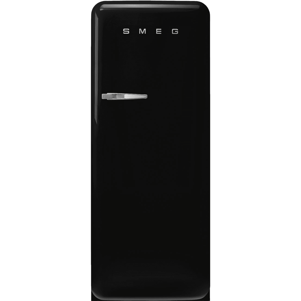 Холодильник SMEG/ Холодильник SMEG, ВхШхГ 1530х601х728 мм, отдельностоящий, стиль 50-х, однокамерный, внутренняя морозильная камера, объем 270 л, MultiFlow, инверторный компрессор, энергоэффективность С, цвет черный