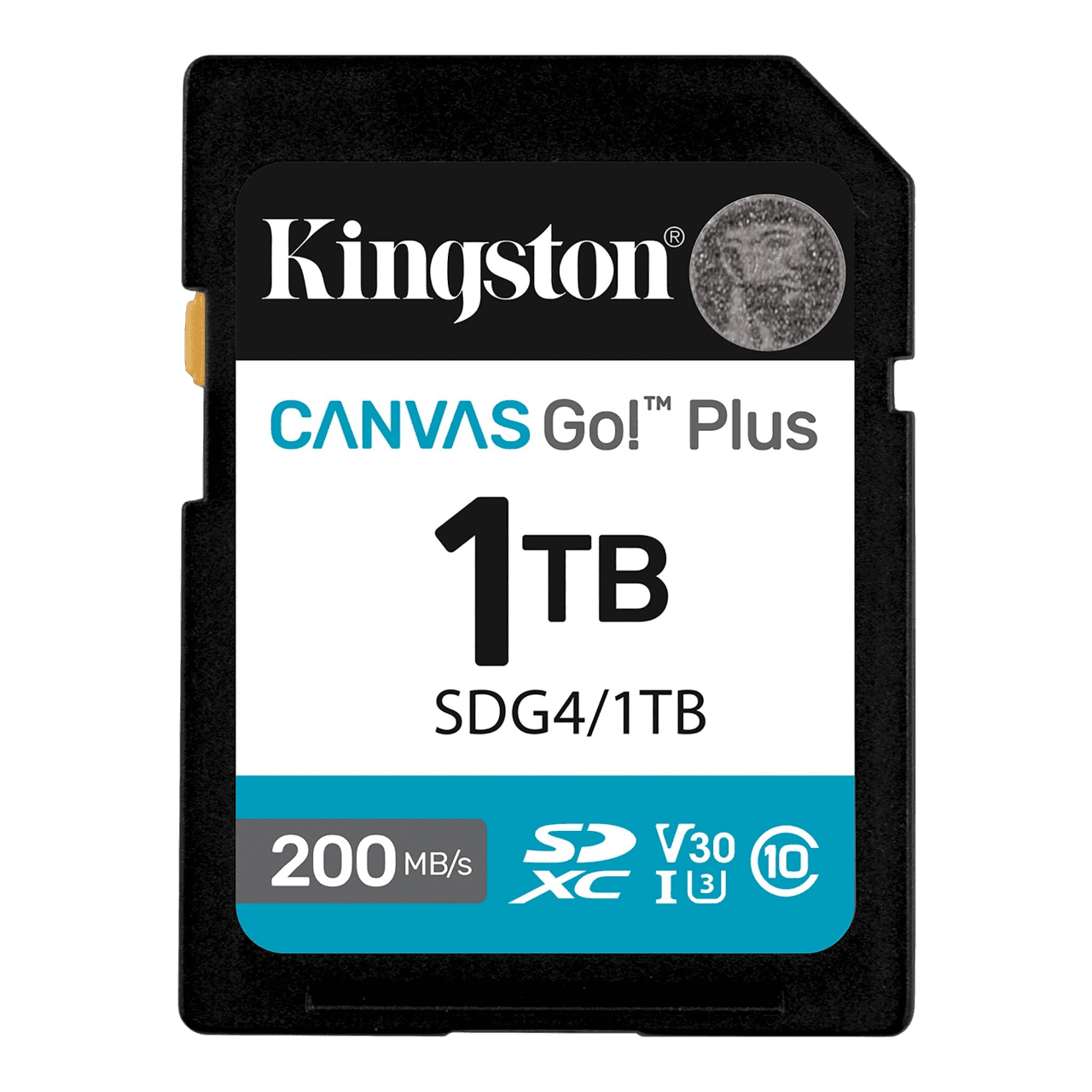 Карта памяти SDXC Kingston Canvas Select Plus, 256 Гб, UHS-I Class U3 V30