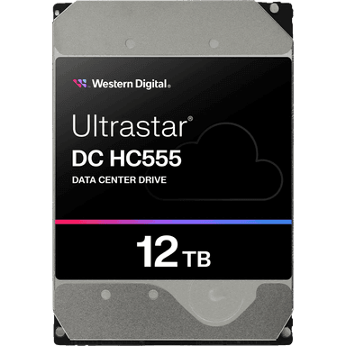 Жесткий диск/ HDD WD SAS 12Tb Ultrastar DC HC555 7200 12Gb/s 512Mb 1 year warranty