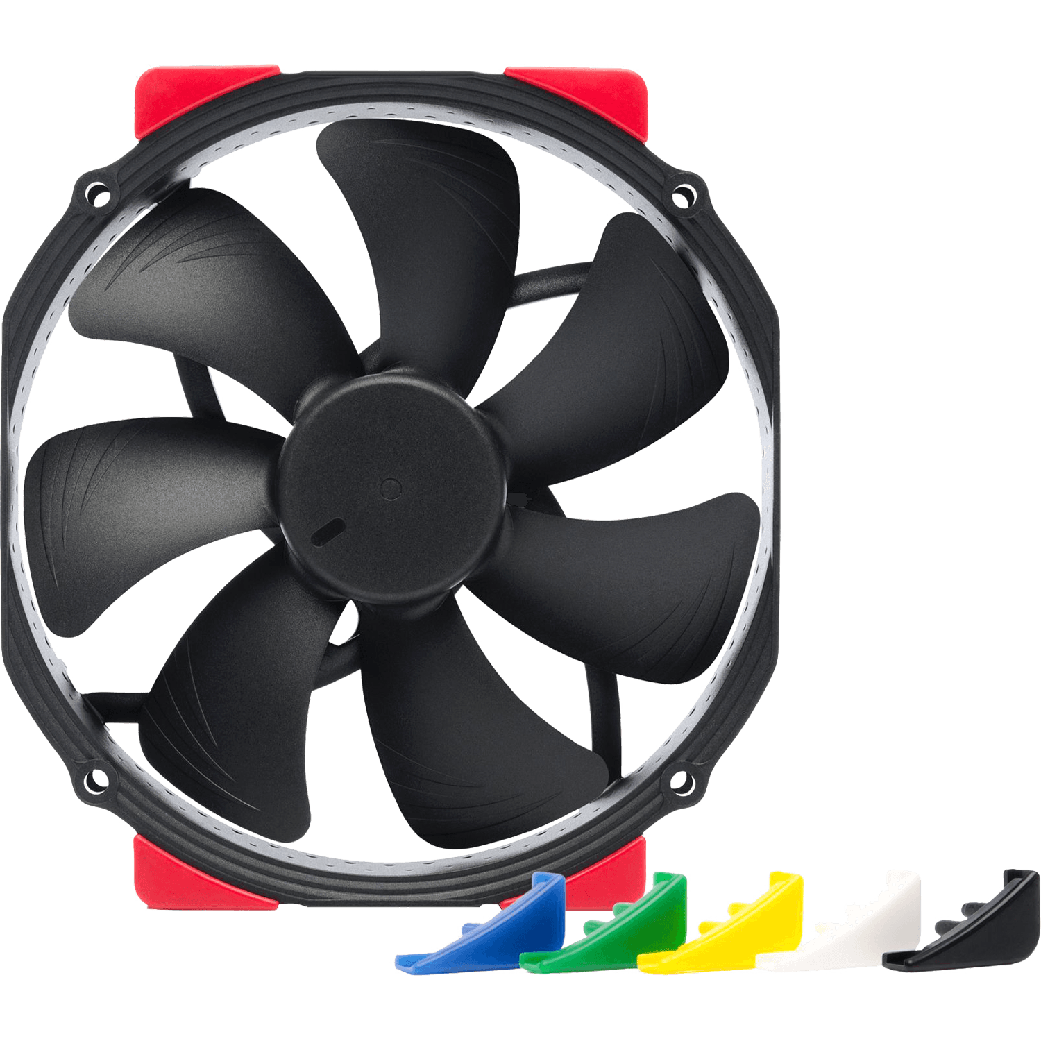 Кулер для корпуса/ Case Cooler Noctua NF-A15 HS-PWM chromax.black.swap (140x150x25mm, 4-pin PWM, 82.5CFM, 24.6dBA, 1500RPM, Black)
