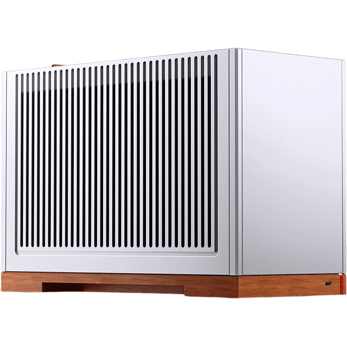 Корпус без блока питания/ Case JONSBO T9, Micro-Tower, no fan, 1xUSB-C 3.2, SFX PSU Support, mITX Silver